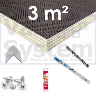3 Sqm False Floor Kit